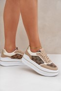 Buty Sportowe Model Fenarra LA312P Beige - Step in style Step in style Buty Sportowe Model Fenarra LA312P Beige - Step in style Step in style