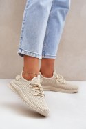 Buty Sportowe Model Harice NB726 Beige - Step in style Step in style Buty Sportowe Model Harice NB726 Beige - Step in style Step in style