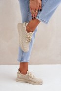 Buty Sportowe Model Harice NB726 Beige - Step in style Step in style Buty Sportowe Model Harice NB726 Beige - Step in style Step in style