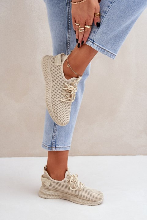Buty Sportowe Model Harice NB726 Beige - Step in style Step in style Buty Sportowe Model Harice NB726 Beige - Step in style Step in style