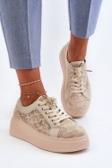 Buty Sportowe Model S.Barski HY51-059 Beige - Step in style Step in style Buty Sportowe Model S.Barski HY51-059 Beige - Step in style Step in style