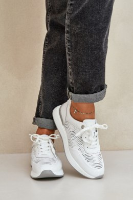 Buty Sportowe Model S.Barski LR51-551 White - Step in style Step in style