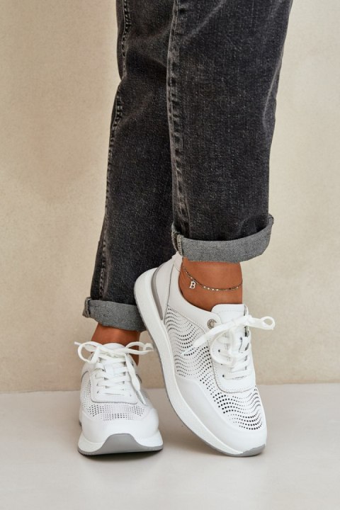 Buty Sportowe Model S.Barski LR51-551 White - Step in style Step in style Buty Sportowe Model S.Barski LR51-551 White - Step in style Step in style
