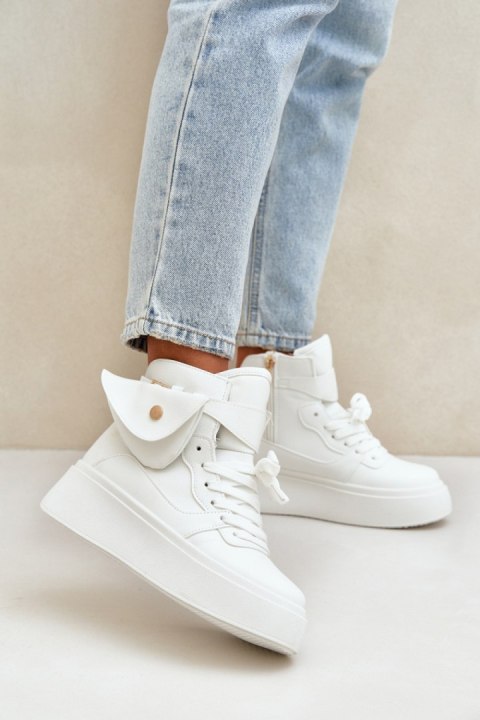 Buty Sportowe Model Saramis LH203-9 White - Step in style Step in style Buty Sportowe Model Saramis LH203-9 White - Step in style Step in style