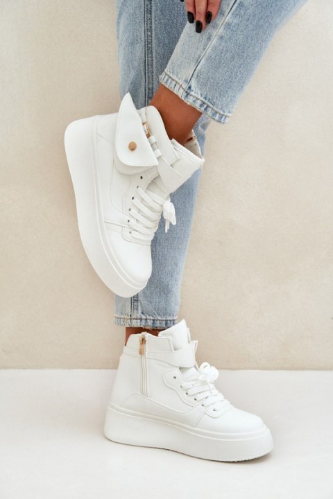 Buty Sportowe Model Saramis LH203-9 White - Step in style Step in style Buty Sportowe Model Saramis LH203-9 White - Step in style Step in style