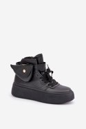 Buty Sportowe Model Saramis LH203 Black - Step in style Step in style Buty Sportowe Model Saramis LH203 Black - Step in style Step in style