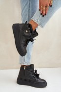 Buty Sportowe Model Saramis LH203 Black - Step in style Step in style Buty Sportowe Model Saramis LH203 Black - Step in style Step in style