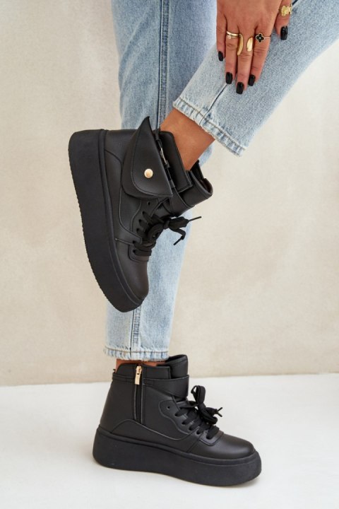 Buty Sportowe Model Saramis LH203 Black - Step in style Step in style Buty Sportowe Model Saramis LH203 Black - Step in style Step in style