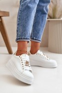 Buty Sportowe Model Vailina C3005 White/Gold - Step in style Step in style Buty Sportowe Model Vailina C3005 White/Gold - Step in style Step in style