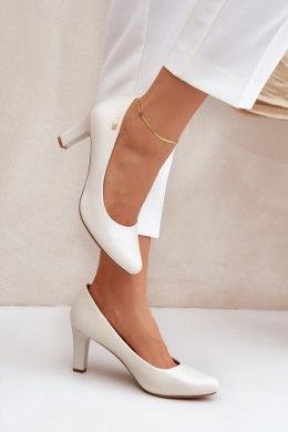 Czółenka Model Sergio Leone Orsola 1459 Perła - Step in style Step in style