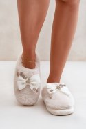 Kapcie Model Annalira BG185P White - Step in style Step in style Kapcie Model Annalira BG185P White - Step in style Step in style