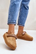 Kapcie Model Azida YY-12 Camel - Step in style Step in style Kapcie Model Azida YY-12 Camel - Step in style Step in style