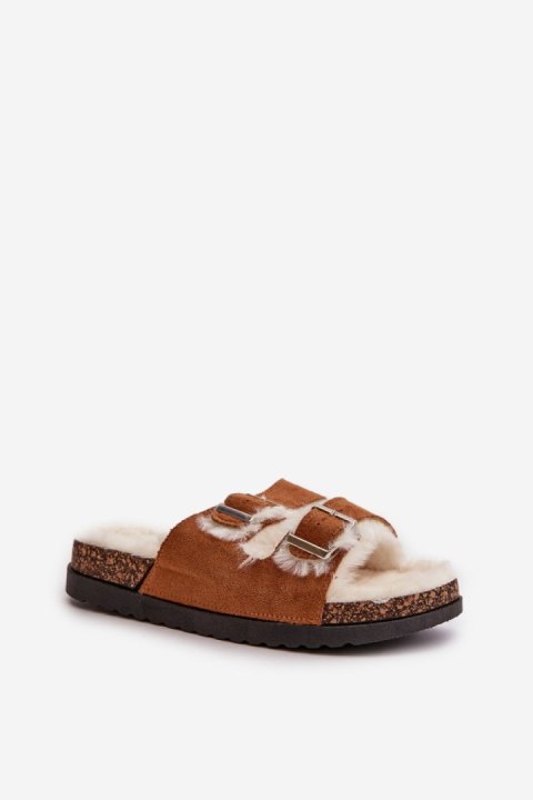 Kapcie Model Ezilena WSL-200 Camel - Step in style Step in style Kapcie Model Ezilena WSL-200 Camel - Step in style Step in style