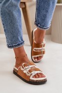 Kapcie Model Ezilena WSL-200 Camel - Step in style Step in style Kapcie Model Ezilena WSL-200 Camel - Step in style Step in style