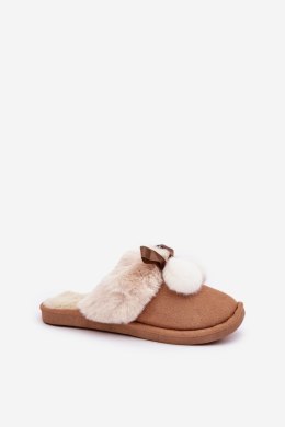 Kapcie Model Nartani YL-311 Camel - Step in style Step in style