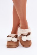 Kapcie Model Nartani YL-311 Camel - Step in style Step in style