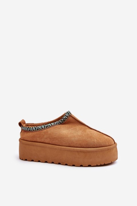 Kapcie Model Neroma 877-1 Camel - Step in style Step in style Kapcie Model Neroma 877-1 Camel - Step in style Step in style