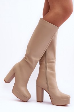 Kozaki Model Baldrema F11188 Beige - Step in style Step in style