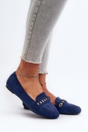 Mokasyny Model Aredilla 9988-73 Navy - Step in style Step in style Mokasyny Model Aredilla 9988-73 Navy - Step in style Step in style
