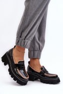 Mokasyny Model DA MR870-32 Black - Step in style Step in style Mokasyny Model DA MR870-32 Black - Step in style Step in style