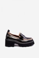 Mokasyny Model DA MR870-32 Black - Step in style Step in style Mokasyny Model DA MR870-32 Black - Step in style Step in style