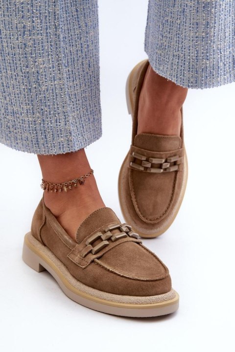 Mokasyny Model DA TW101 Brown - Step in style Step in style Mokasyny Model DA TW101 Brown - Step in style Step in style