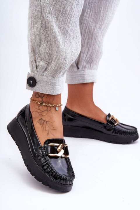 Mokasyny Model Desmond 10141 Black Skóra - Step in style Step in style Mokasyny Model Desmond 10141 Black Skóra - Step in style Step in style