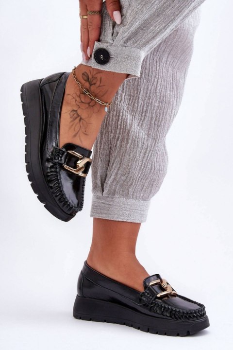 Mokasyny Model Desmond 10141 Black Skóra - Step in style Step in style Mokasyny Model Desmond 10141 Black Skóra - Step in style Step in style