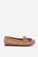 Mokasyny Model Dorine GS37 Dark Beige - Step in style Step in style Mokasyny Model Dorine GS37 Dark Beige - Step in style Step in style