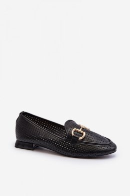 Mokasyny Model Iluvana FF-33 Black - Step in style Step in style