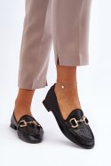 Mokasyny Model Iluvana FF-33 Black - Step in style Step in style Mokasyny Model Iluvana FF-33 Black - Step in style Step in style