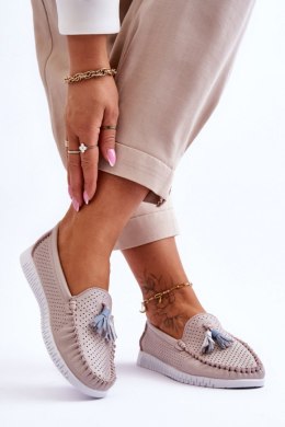 Mokasyny Model Lanzarot 23PB08-5372 Light Pink - Step in style Step in style
