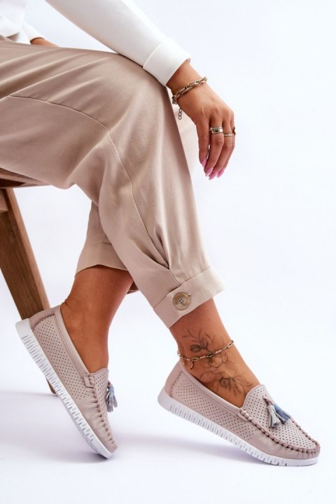 Mokasyny Model Lanzarot 23PB08-5372 Light Pink - Step in style Step in style Mokasyny Model Lanzarot 23PB08-5372 Light Pink - Step in style Step in style