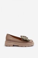 Mokasyny Model Laura Messi 2787/252 Beige - Step in style Step in style Mokasyny Model Laura Messi 2787/252 Beige - Step in style Step in style