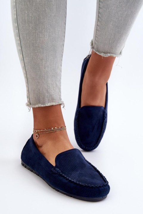 Mokasyny Model Ranica 24PB02-7669 Navy - Step in style Step in style Mokasyny Model Ranica 24PB02-7669 Navy - Step in style Step in style