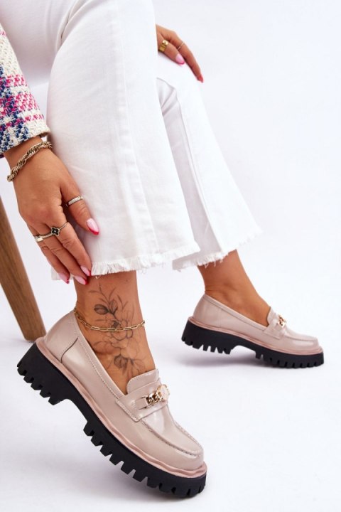 Mokasyny Model Ronin MR-X351 Beige - Step in style Step in style Mokasyny Model Ronin MR-X351 Beige - Step in style Step in style