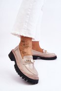 Mokasyny Model Ronin MR-X351 Beige - Step in style Step in style Mokasyny Model Ronin MR-X351 Beige - Step in style Step in style