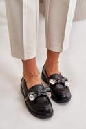 Mokasyny Model S.Barski HY42-331 Black - Step in style Step in style Mokasyny Model S.Barski HY42-331 Black - Step in style Step in style