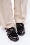 Mokasyny Model S.Barski HY51-319 Black - Step in style Step in style Mokasyny Model S.Barski HY51-319 Black - Step in style Step in style