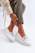 Mokasyny Model S.Barski LR590 White - Step in style Step in style Mokasyny Model S.Barski LR590 White - Step in style Step in style
