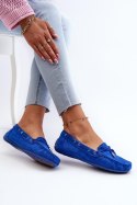 Mokasyny Model Si Passione FT246 Blue - Step in style Step in style Mokasyny Model Si Passione FT246 Blue - Step in style Step in style