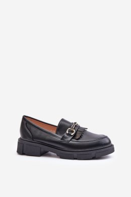 Mokasyny Model Tialorae W-16 Black - Step in style Step in style