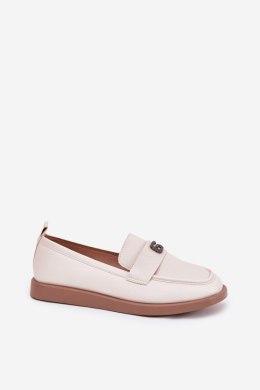 Mokasyny Model Vinceza 62208 Beige - Step in style Step in style