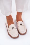 Mokasyny Model Vinceza 62208 Beige - Step in style Step in style Mokasyny Model Vinceza 62208 Beige - Step in style Step in style