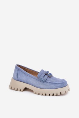 Mokasyny Model Vinceza 79533 Blue - Step in style Step in style