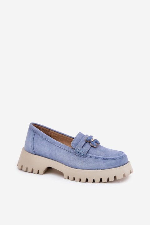 Mokasyny Model Vinceza 79533 Blue - Step in style Step in style Mokasyny Model Vinceza 79533 Blue - Step in style Step in style