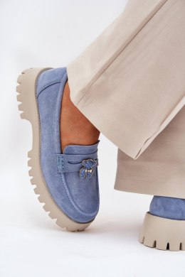 Mokasyny Model Vinceza 79533 Blue - Step in style Step in style