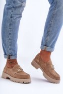 Półbuty Model Rosefalls 20153 Beige Zamsz - Step in style Step in style Półbuty Model Rosefalls 20153 Beige Zamsz - Step in style Step in style