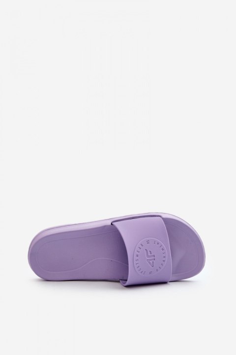 Sandał Klapki Model 4FMM00FFLIF045-52S Fioletowe - Step in style Step in style Sandał Klapki Model 4FMM00FFLIF045-52S Fioletowe - Step in style Step in style