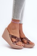 Sandał Klapki Model 83520 Ipanema High Fashion Slide Fem Beige - Step in style Step in style Sandał Klapki Model 83520 Ipanema High Fashion Slide Fem Beige - Step in style Step in style